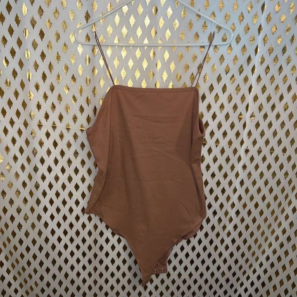 Wild fable nude bungee strap bodysuit size XXL ￼